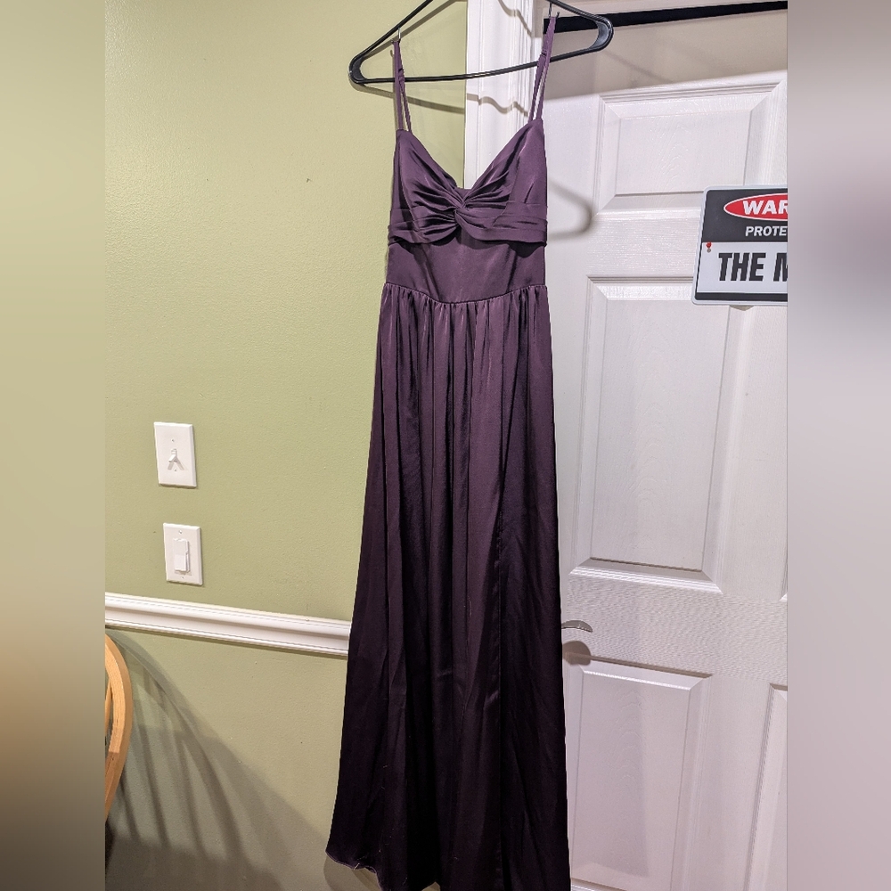 Azazie Deep Purple / Plum Maxi Dress